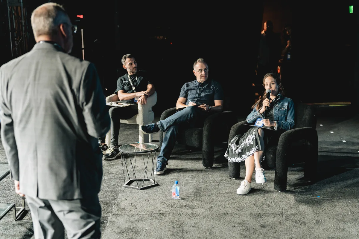 Q&A. The only part of a pitch where you cannot click Next.